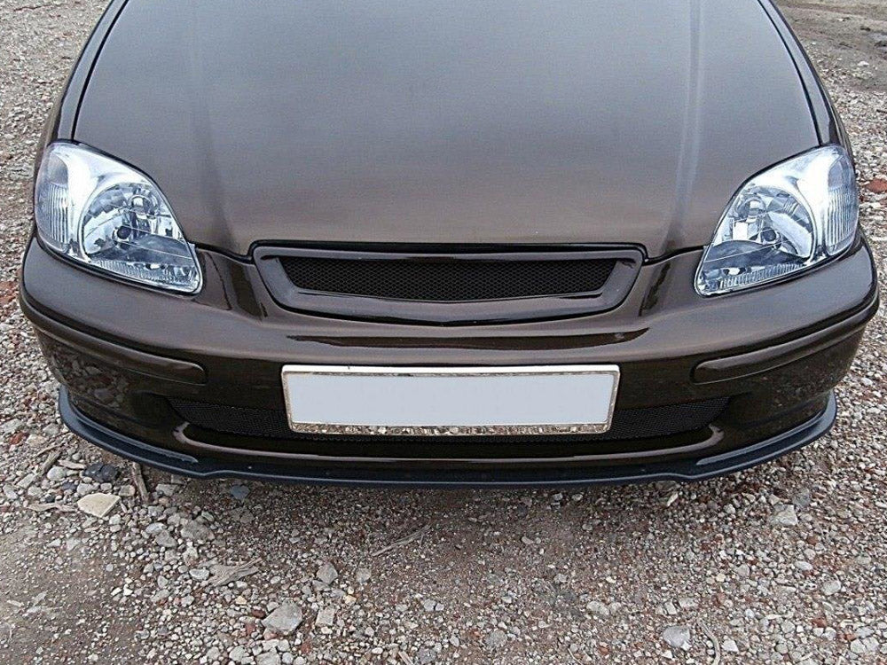Maxton Design Front Splitter Honda Civic MK6 EJ9 (1996-1997) - Carbon Look