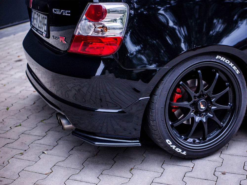Maxton Design Rear Side Splitters Honda Civic EP3 (MK7) Type-r/s Facelift (2004-2006)