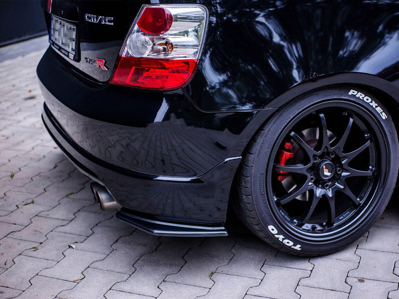 Maxton Design Rear Side Splitters Honda Civic EP3 (MK7) Type-r/s Facelift (2004-2006)