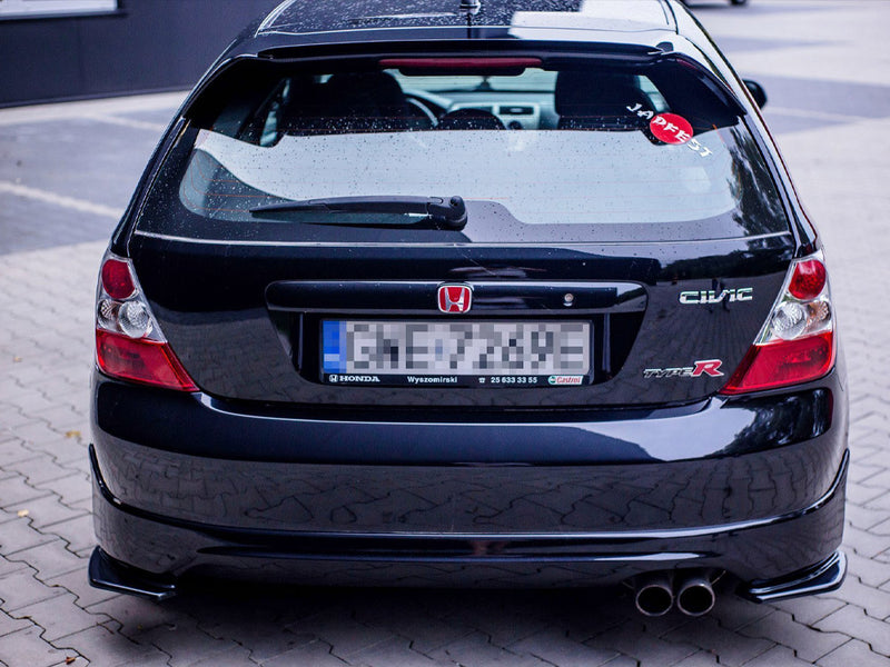 Maxton Design Rear Side Splitters Honda Civic EP3 (MK7) Type-r/s Facelift (2004-2006)