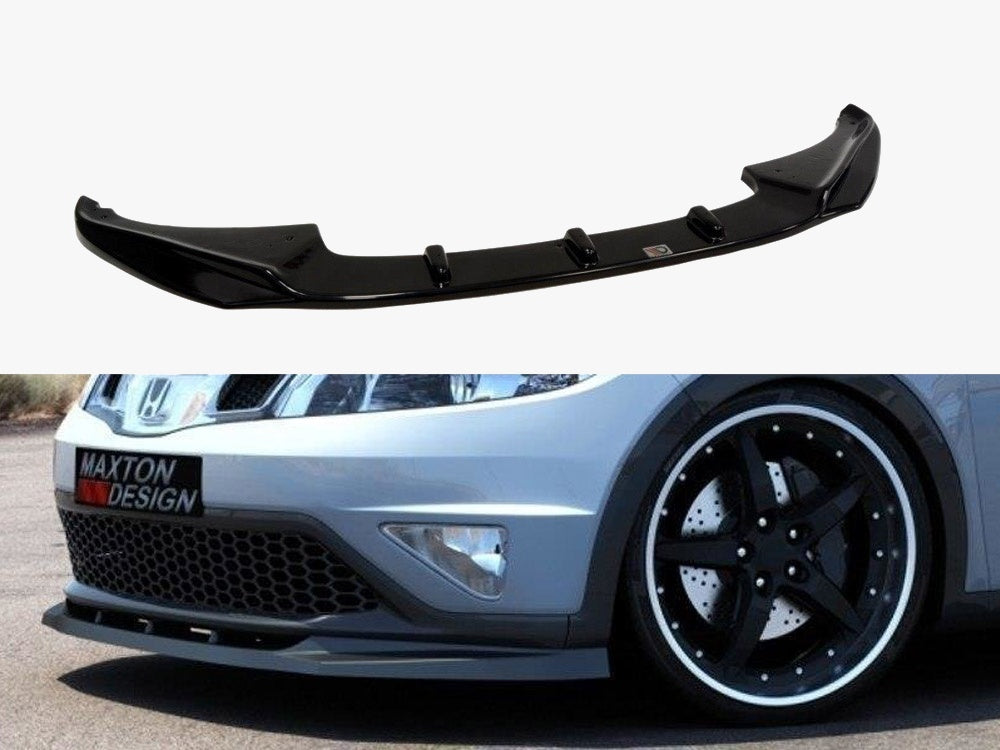 Maxton Design Front Splitter Honda Civic Mk8 Facelift TEXTURED