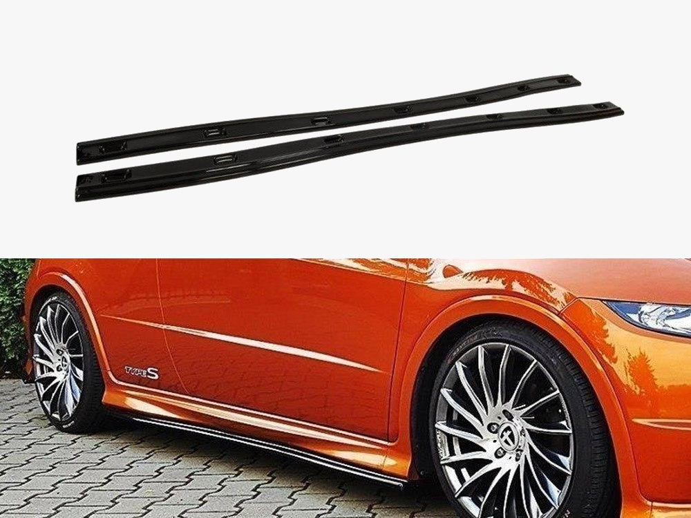 Maxton Design Side Skirts Diffusers Honda Civic VIII Type S/R
