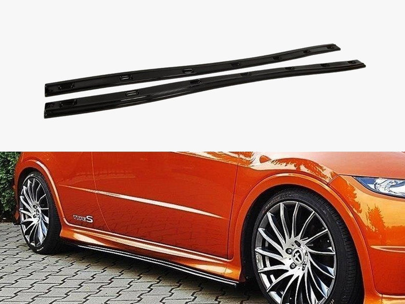 Maxton Design Side Skirts Diffusers Honda Civic VIII Type S/R