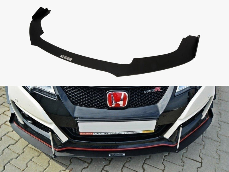 Maxton Design Front Racing Splitter V.2 Honda Civic IX Type R