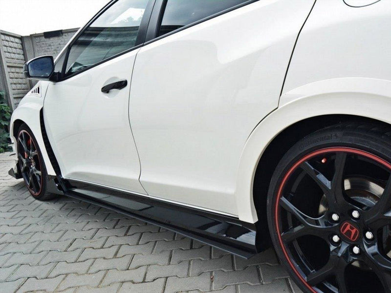 Maxton Design Racing Side Skirts Diffusers Honda Civic IX Type R