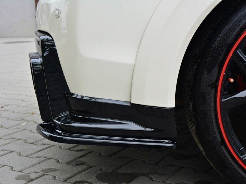 Maxton Design Rear Side Splitters Honda Civic IX Type R (2015-2017) - Carbon Look
