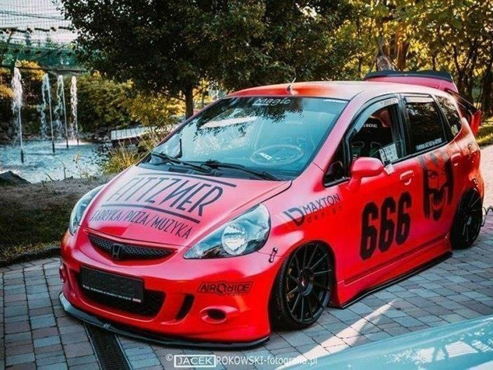 Maxton Design Spoiler CAP Honda JAZZ Mk1 - Carbon Look