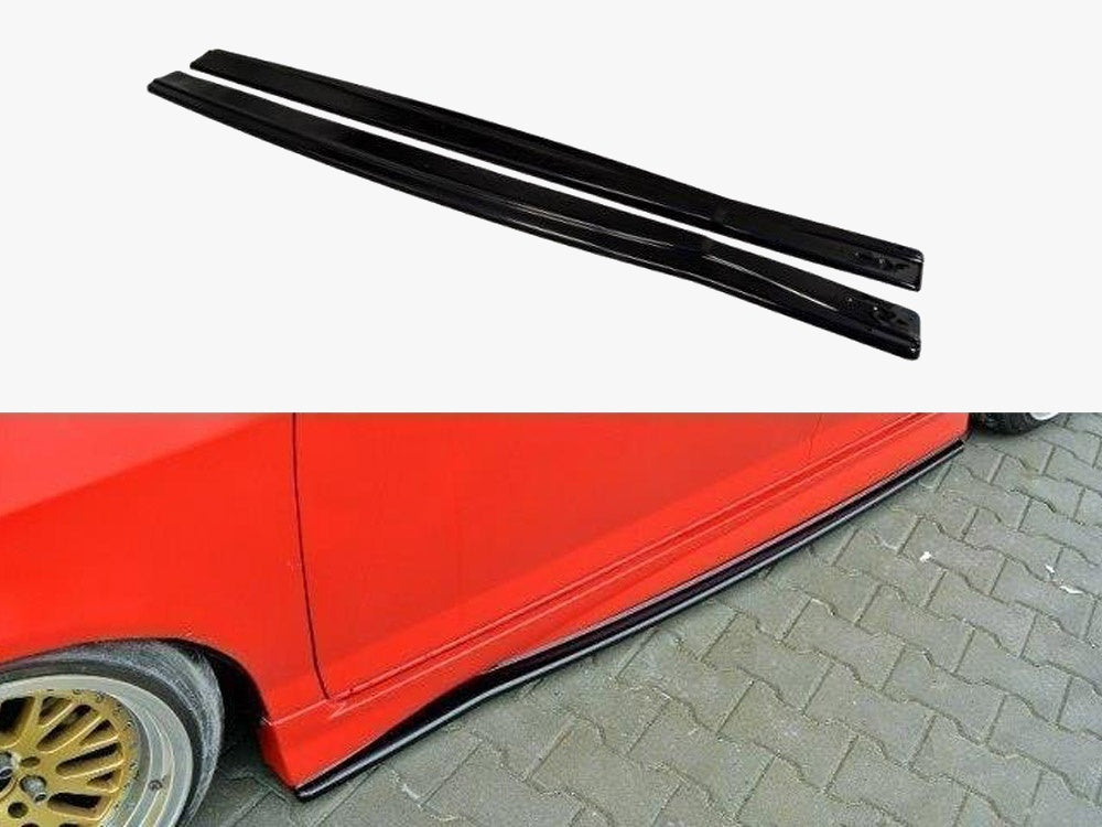 Maxton Design Side Skirts Diffusers Honda JAZZ MK1 (Mugen Styling KIT) - Carbon Look
