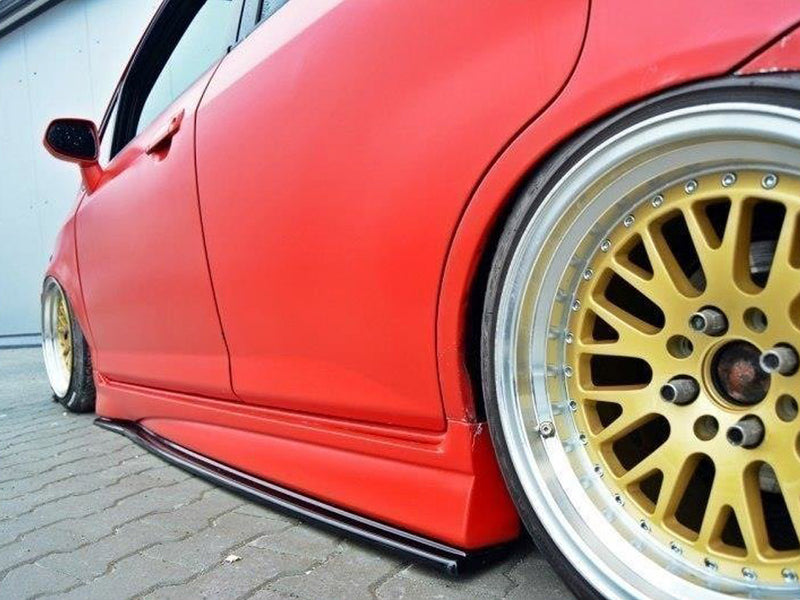 Maxton Design Side Skirts Diffusers Honda JAZZ MK1 (Mugen Styling KIT) - Carbon Look