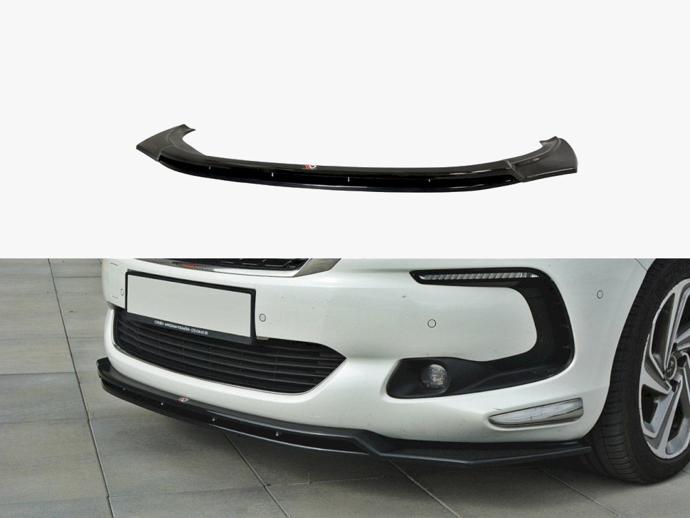 Maxton Design Front Splitter V.3 Citroen DS5 - Carbon Look