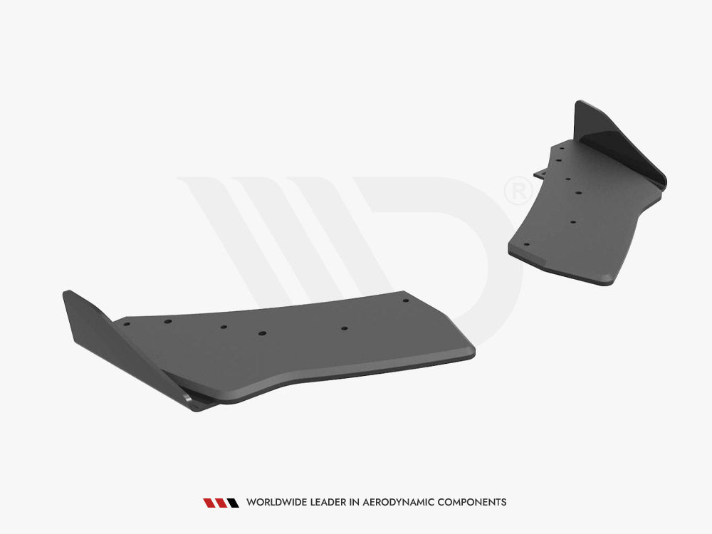 Maxton Design Street PRO Rear Side Splitters + Flaps VW Golf R Mk7