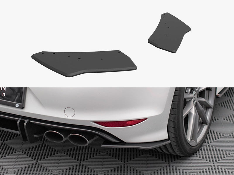 Maxton Design Street PRO Rear Side Splitters VW Golf R Mk7