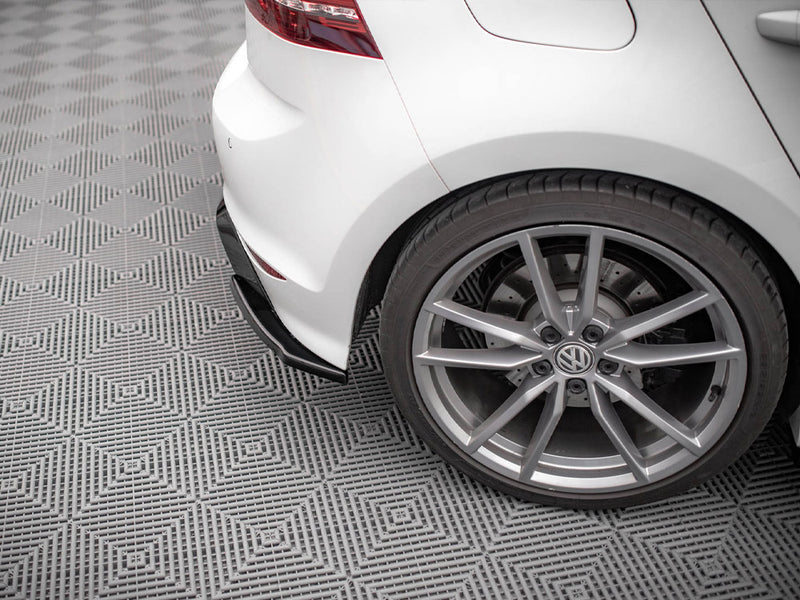 Maxton Design Rear Side Splitters V.4 VW Golf R Mk7