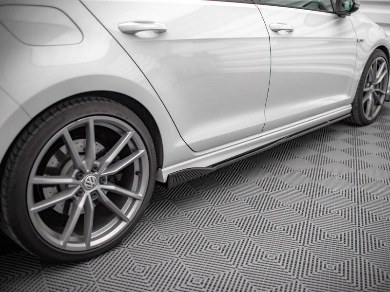 Maxton Design Side Skirts Diffusers V.2 VW Golf R / R-Line Mk7
