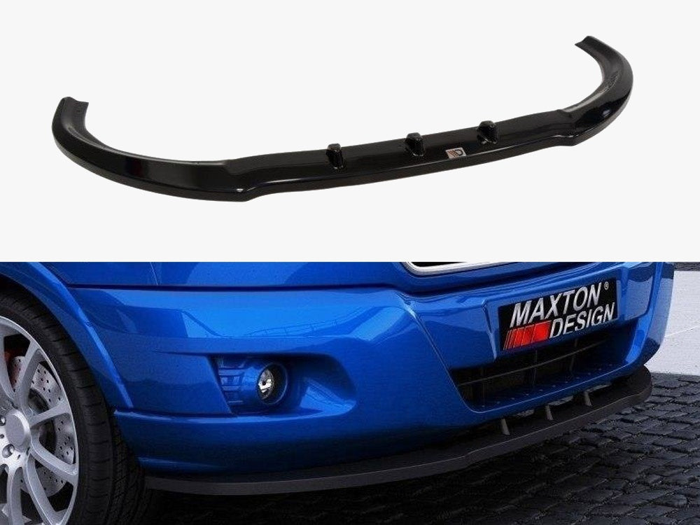 Maxton Design Front Splitter Ford Transit MK8 - Carbon Look