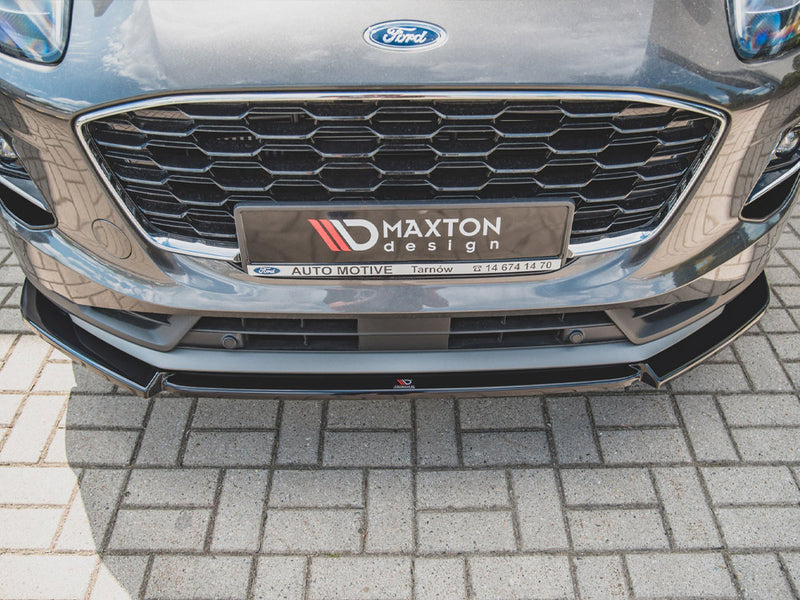 Maxton Design Front Splitter Ford Puma Mk1 - Textured