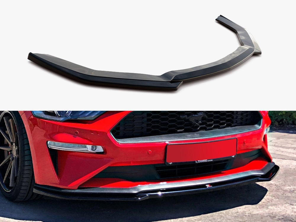 Maxton Design Front Splitter Ford Mustang Mk6 Facelift (2018-)
