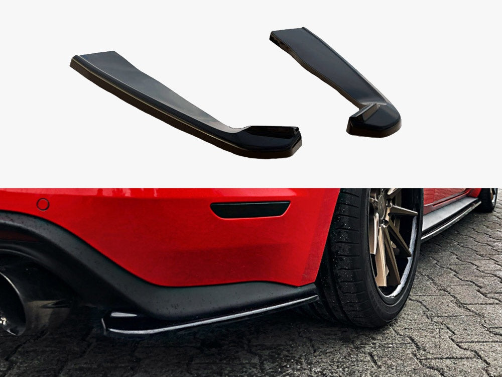 Maxton Design Rear Side Splitters Ford Mustang Mk6 Facelift (2017-)