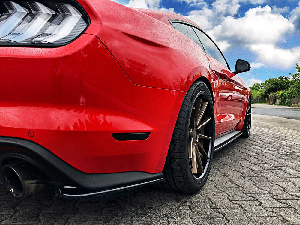Maxton Design Rear Side Splitters Ford Mustang Mk6 Facelift (2017-)