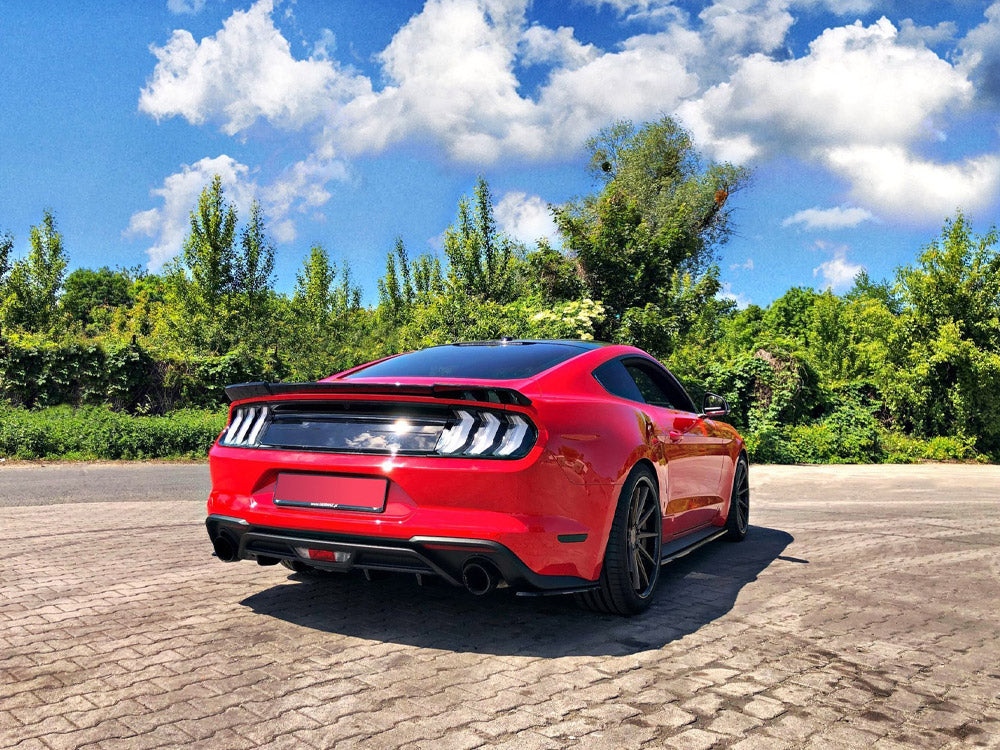 Maxton Design Side Skirts Diffusers Ford Mustang MK6 Facelift (2017-)
