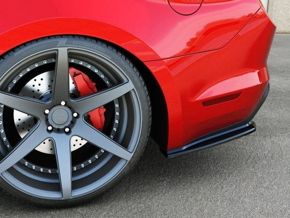 Maxton Design Rear Side Splitters Ford Mustang Mk6 (2014-17)