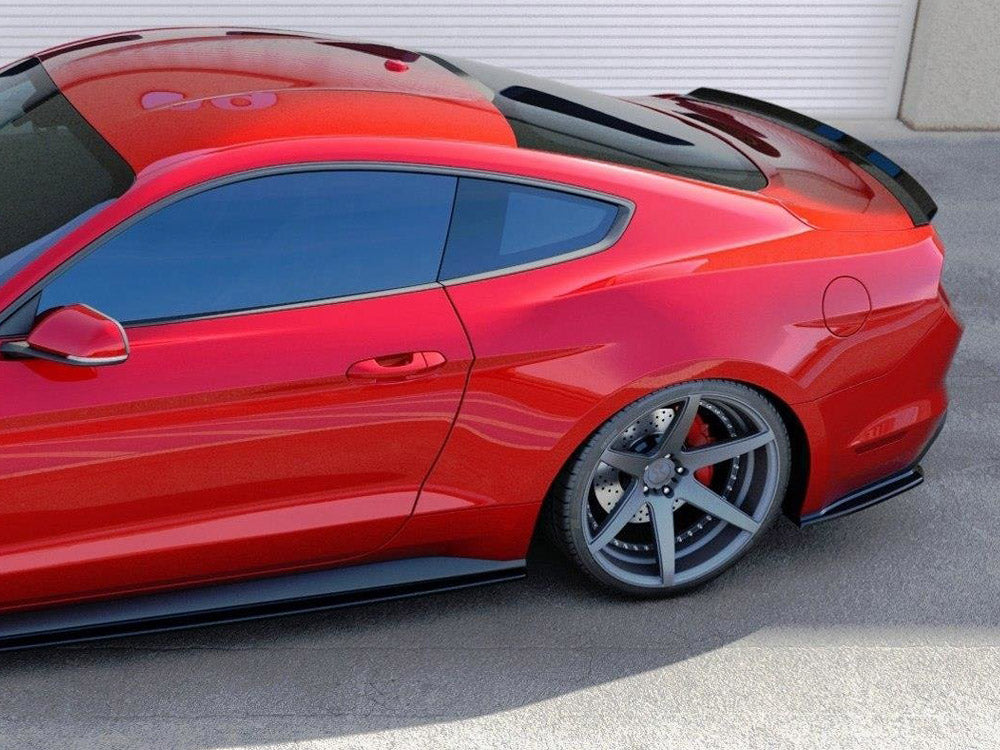 Maxton Design Rear Side Splitters Ford Mustang Mk6 (2014-17)