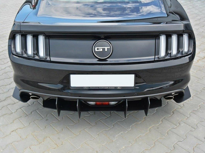 Maxton Design Ford Mustang MK6 GT - Rear Diffuser (2014-17)