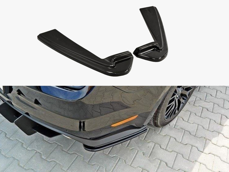 Maxton Design Rear Side Splitters Ford Mustang GT Mk6
