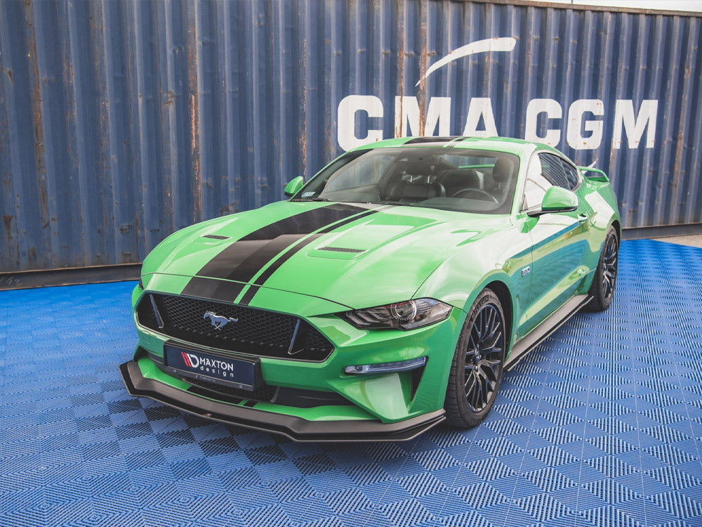 Maxton Design Street PRO Front Splitter V.1 Ford Mustang GT Mk6 Facelift