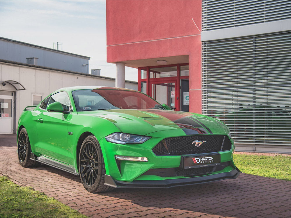 Maxton Design Street PRO Front Splitter V.2 Ford Mustang GT Mk6 Facelift