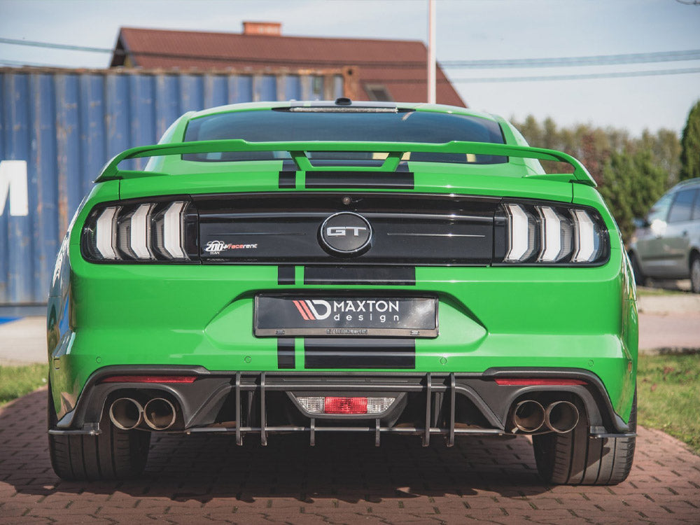 Maxton Design Street PRO Rear Diffuser Ford Mustang GT Mk6 Facelift - Red