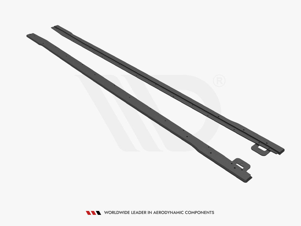 Maxton Design Street PRO Side Skirts Diffusers V.1 Ford Mustang GT Mk6 Facelift