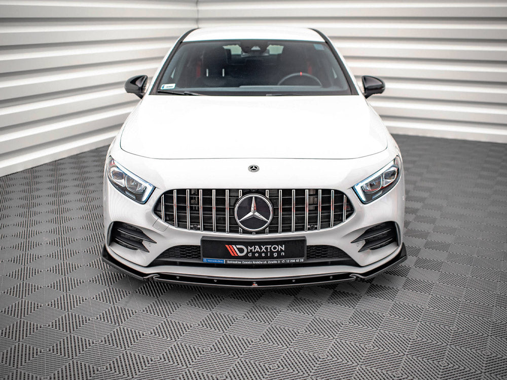 Maxton Design Front Splitter V.4 Mercedes A35 AMG / AMG-Line W177