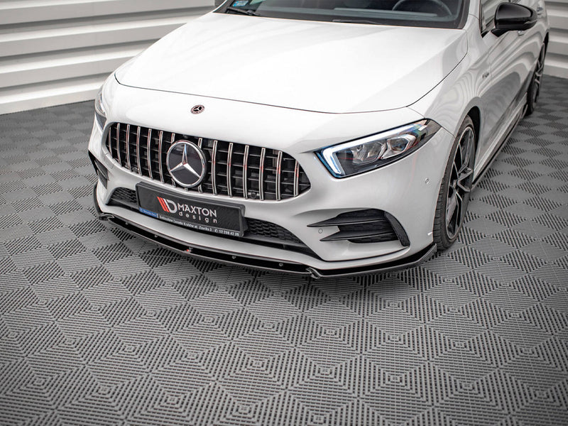 Maxton Design Front Splitter V.4 Mercedes A35 AMG / AMG-Line W177