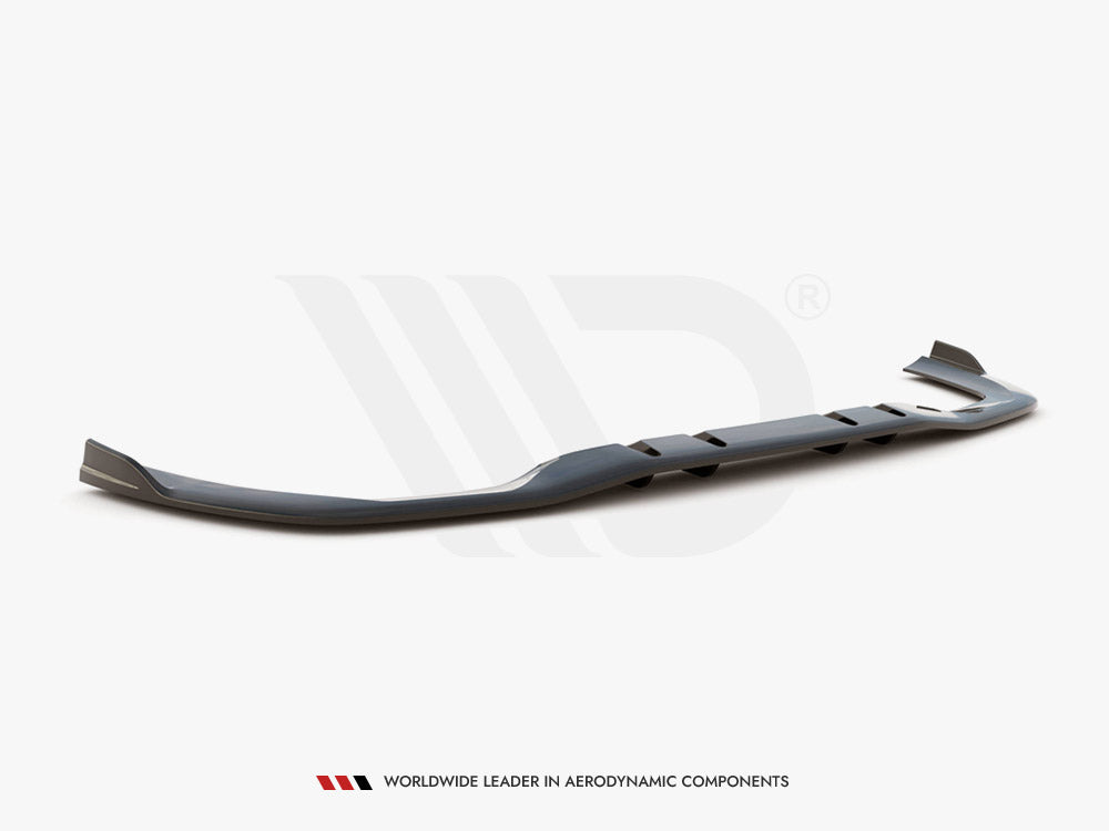 Maxton Design Rear Splitter (Vertical Bars) V.2 Mercedes A 35 AMG Sedan V177