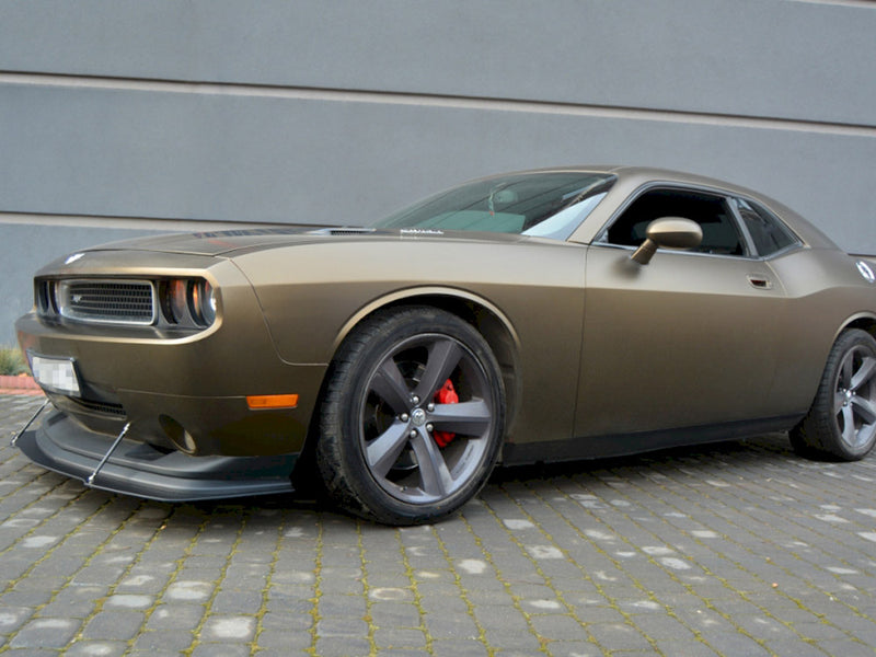 Maxton Design Hybrid Front Splitter V.1 Dodge Challenger Mk3 PHASE-1 SRT8 Coupe