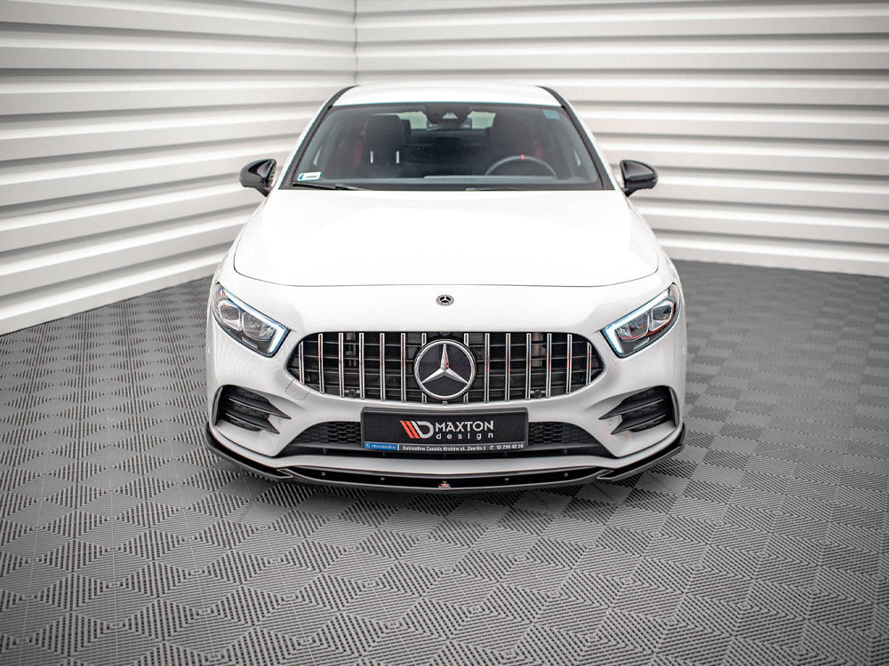 Maxton Design Front Splitter V.5 Mercedes A35 AMG / AMG-Line W177