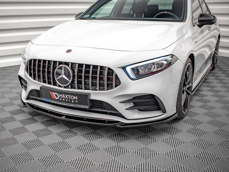 Maxton Design Front Splitter V.5 Mercedes A35 AMG / AMG-Line W177