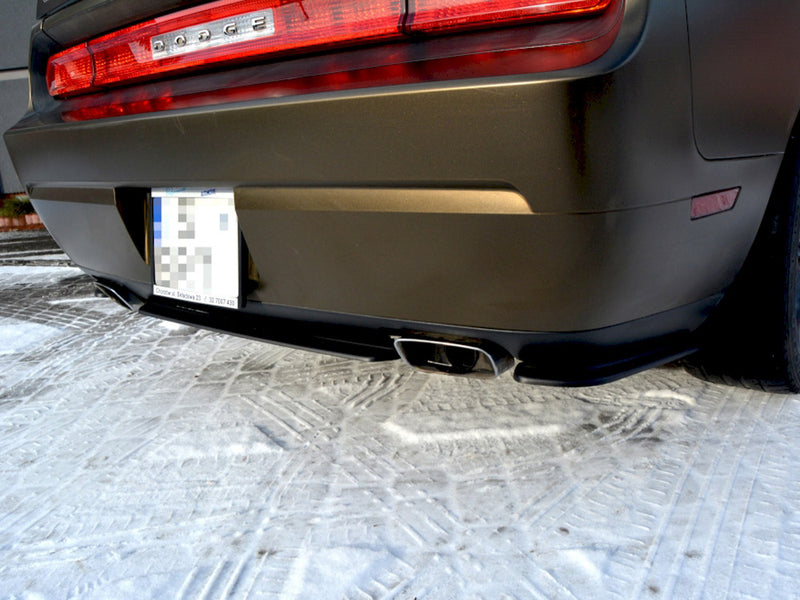 Maxton Design Rear Side Splitters Dodge Challenger Mk3 PHASE-1 SRT8 Coupe