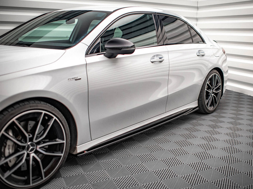 Maxton Design Side Skirts Diffusers V.2 Mercedes A35 AMG / AMG-Line W177