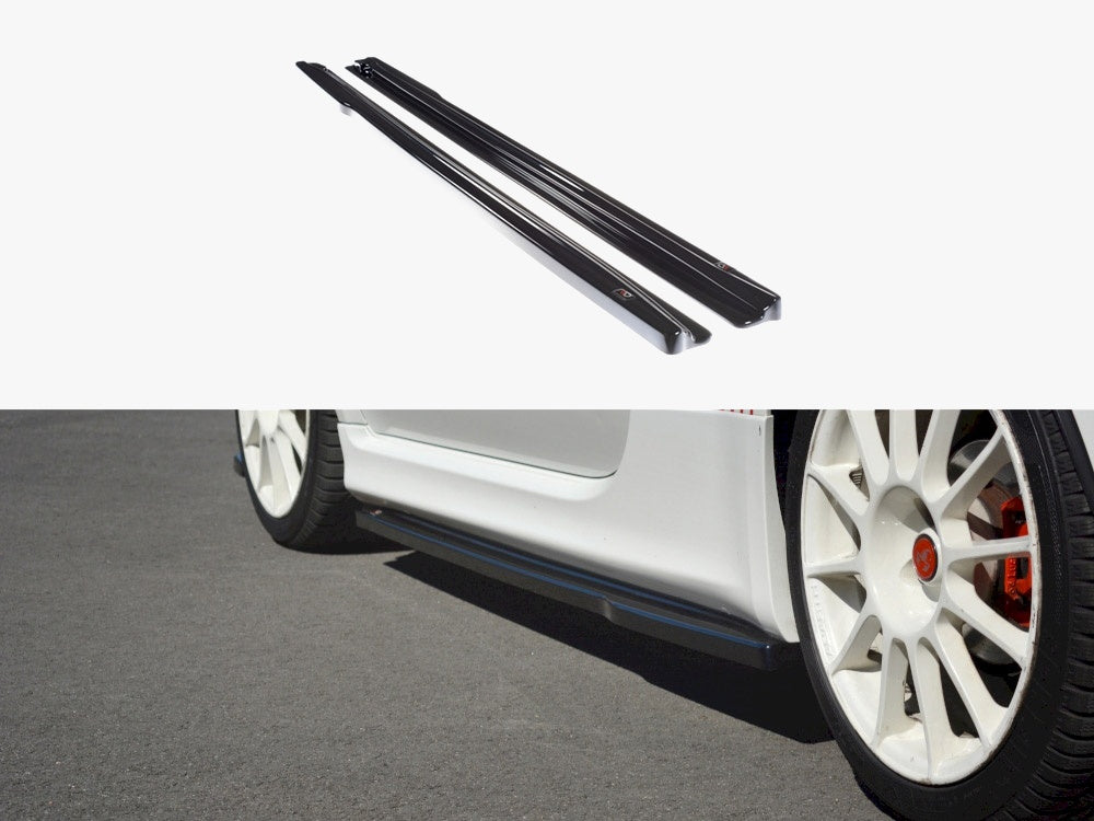 Maxton Design Side Skirts Diffusers Abarth 500 Mk1