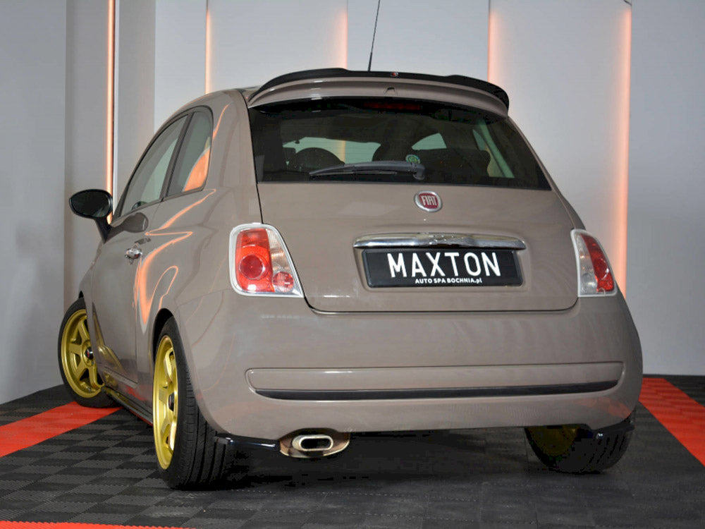 Maxton Design Spoiler CAP Fiat 500 Hatchback Sport Preface