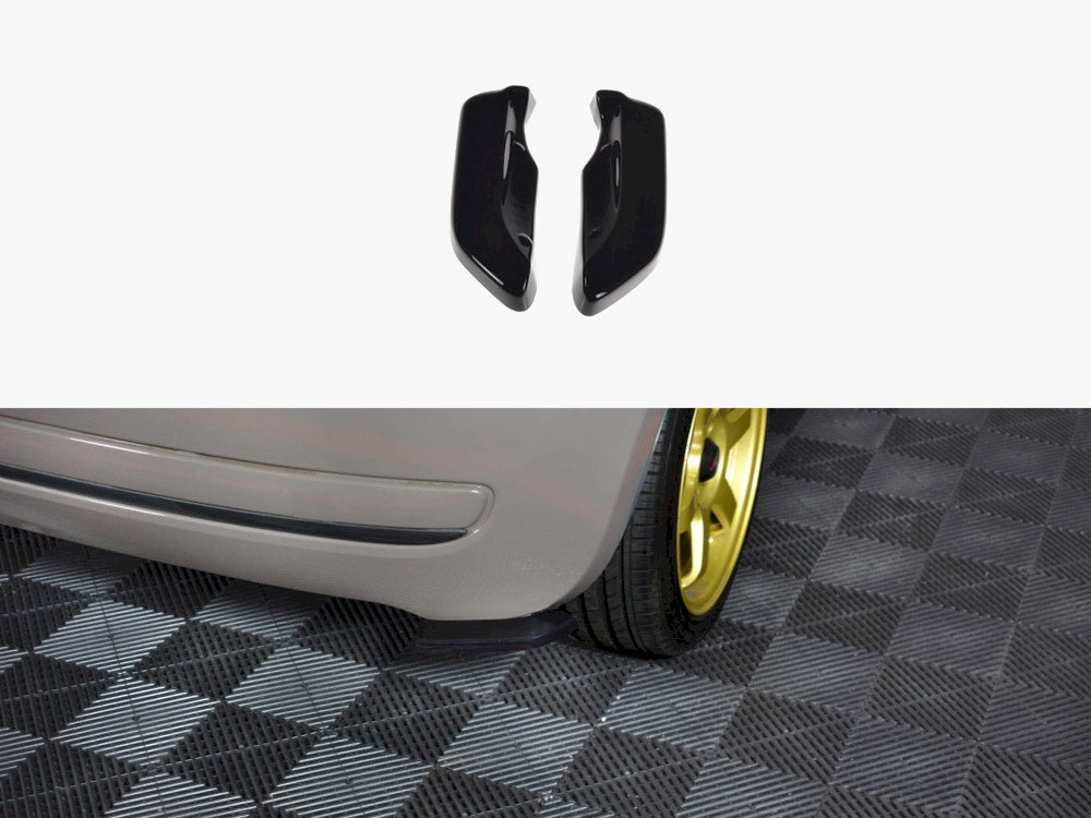 Maxton Design Rear Side Splitters Fiat 500 Pre-facelift (2007-2014)