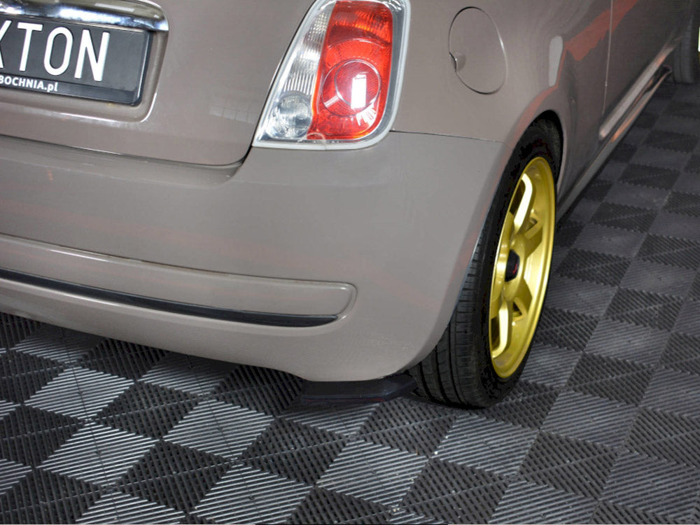 Maxton Design Rear Side Splitters Fiat 500 Pre-facelift (2007-2014)
