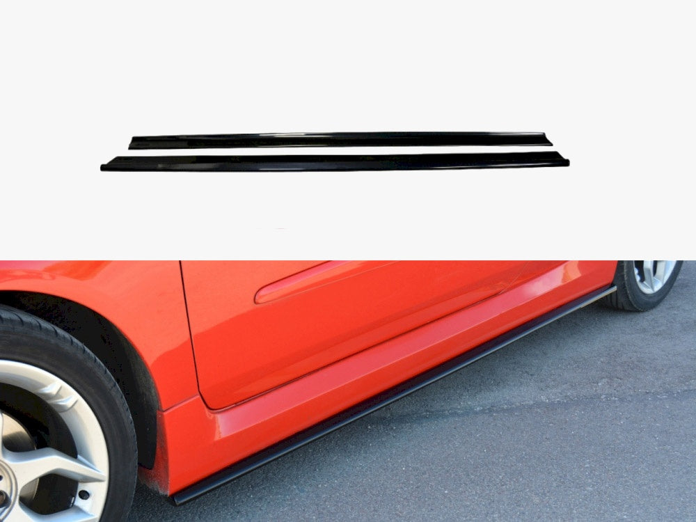 Maxton Design Side Skirts Diffusers Fiat Stilo Schumacher Version - Carbon Look
