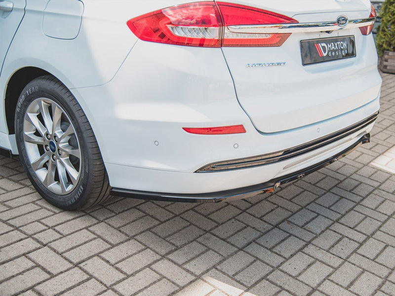 Maxton Design Central Rear Splitter Ford Mondeo Estate Platinum Mk5 Facelift