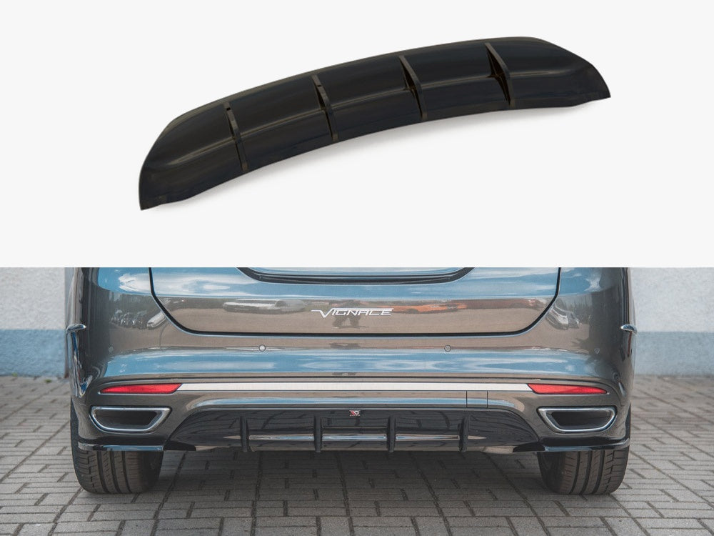 Maxton Design Rear Valance Ford Mondeo Vignale Mk5 Facelift - Textured