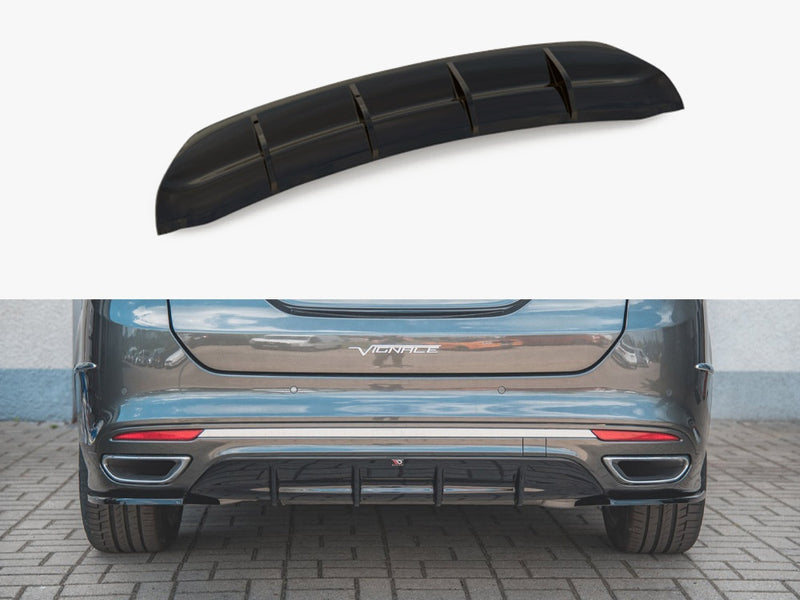 Maxton Design Rear Valance Ford Mondeo Vignale Mk5 Facelift - Textured