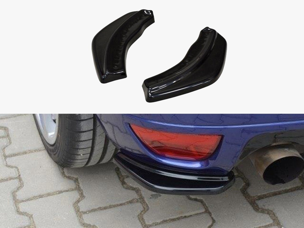Maxton Design Rear Side Splitters Ford Focus MK1 RS - Textured