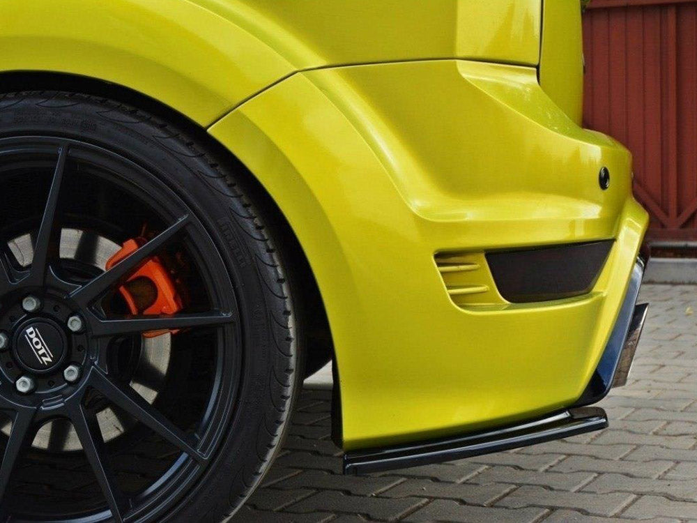Maxton Design Rear Side Splitters Ford Focus MK2 RS - Carbon Look